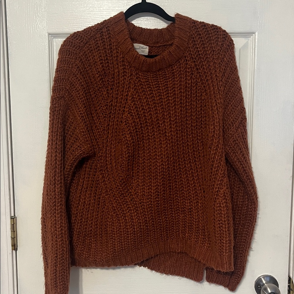 Universal Thread Rust Knit Sweater